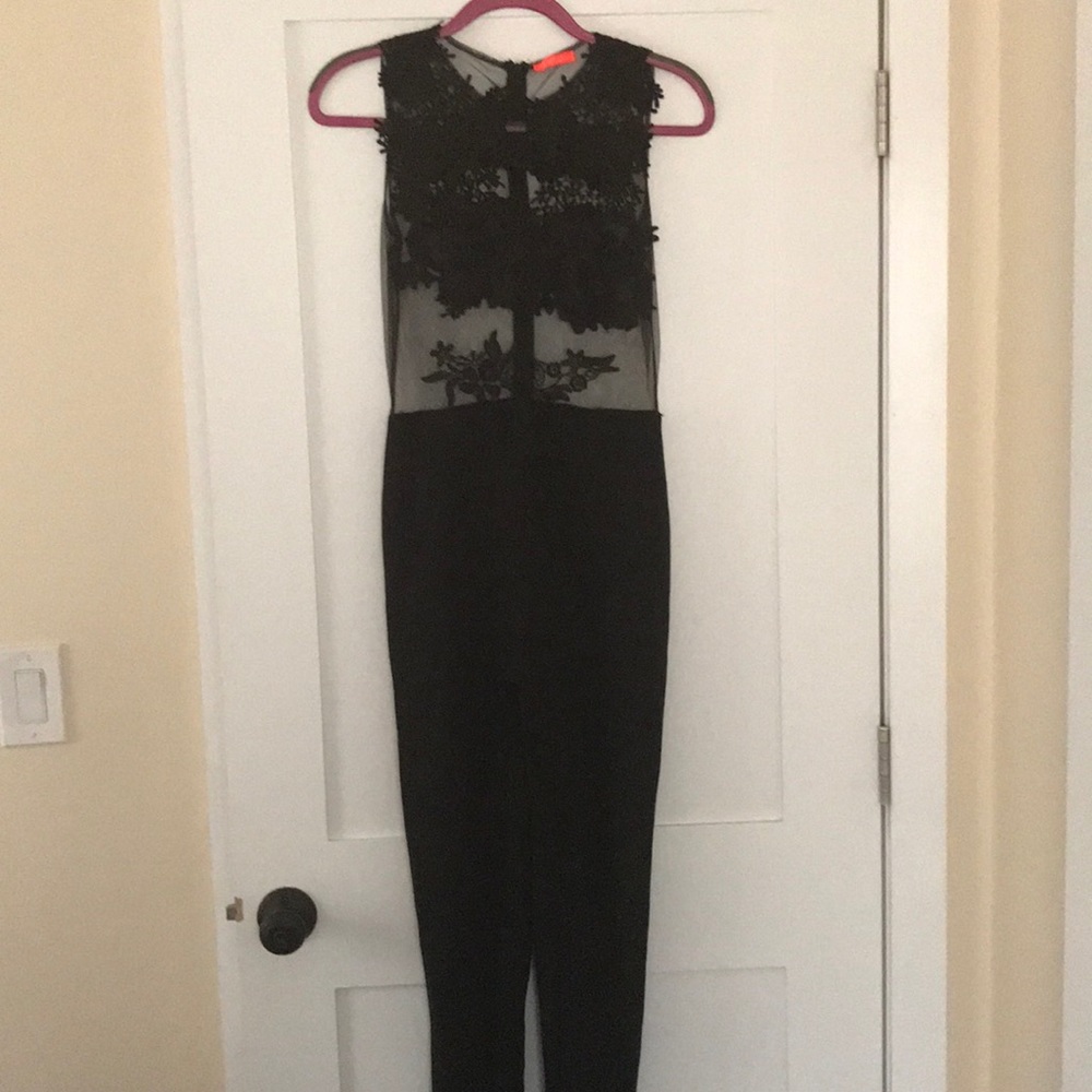 Detailed Mesh Jumpsuit